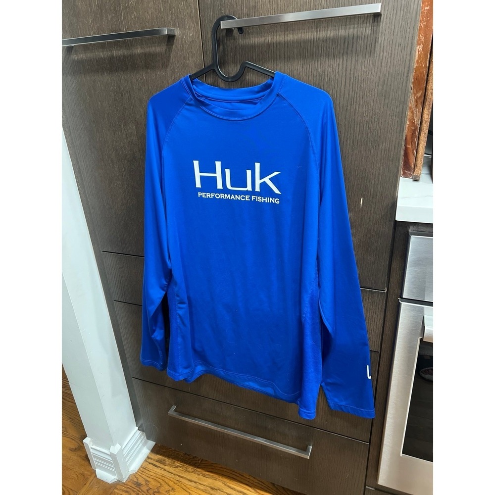 Huk Performance Fishing long-sleeved shirt men's large